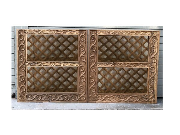 wooden jhalli doors