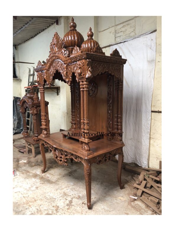 wooden mandir