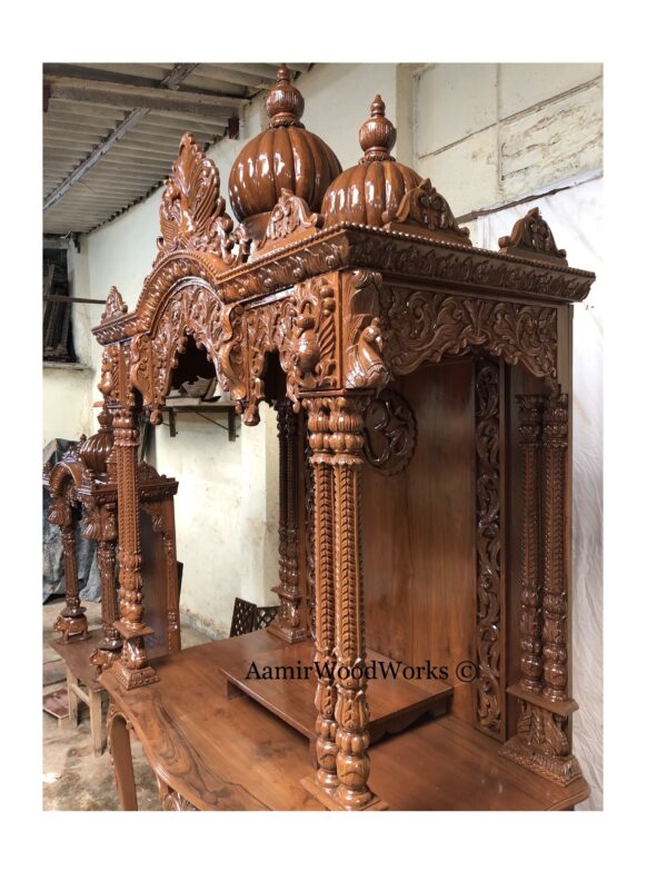 wooden mandir