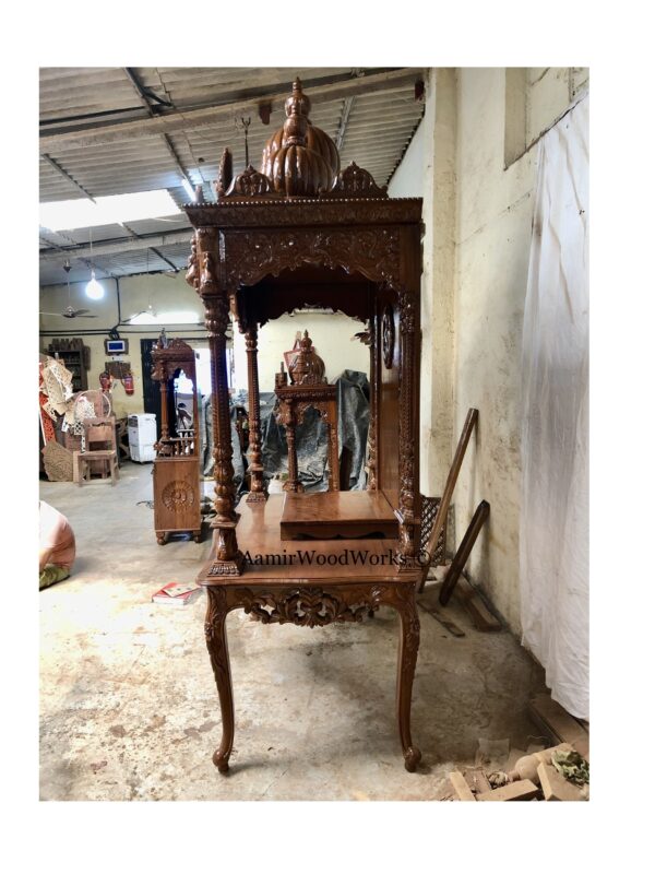 wooden mandir
