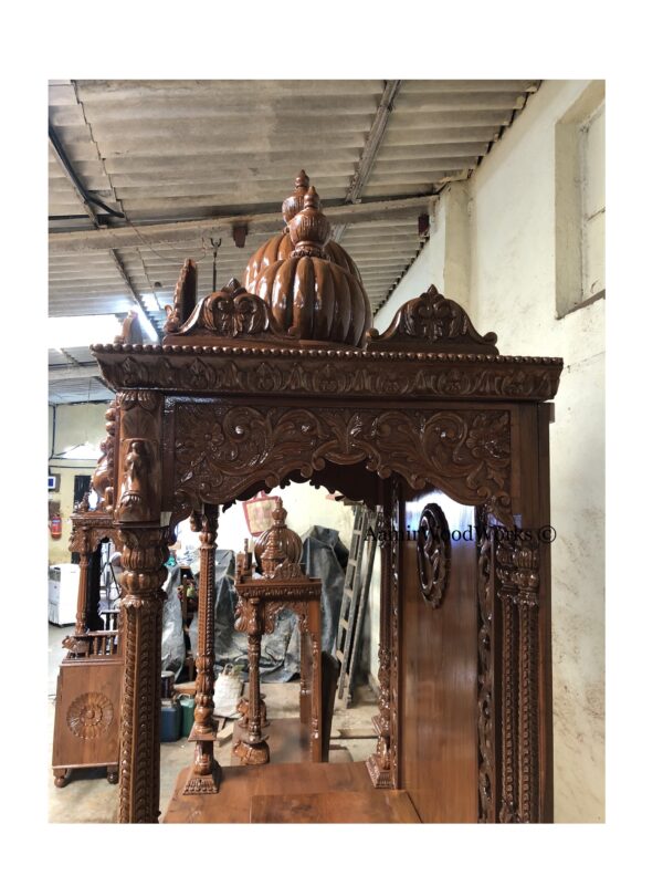 wooden mandir