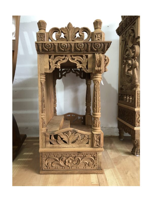 teak wood home temple