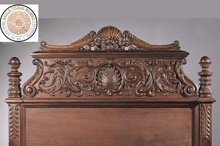 teakwood bed