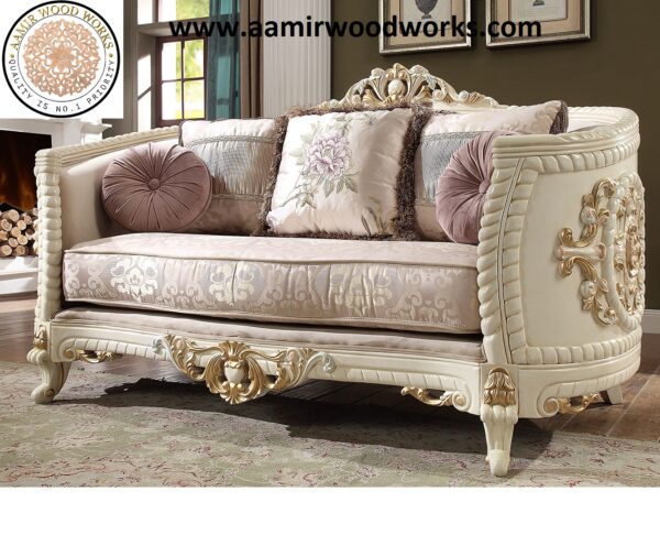 B Imperial Elegance Hand-Crafted Luxury Hand-Carved Sofa Set 3+2+1 - Image 4