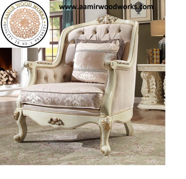 B Imperial Elegance Hand-Crafted Luxury Hand-Carved Sofa Set 3+2+1 - Image 5