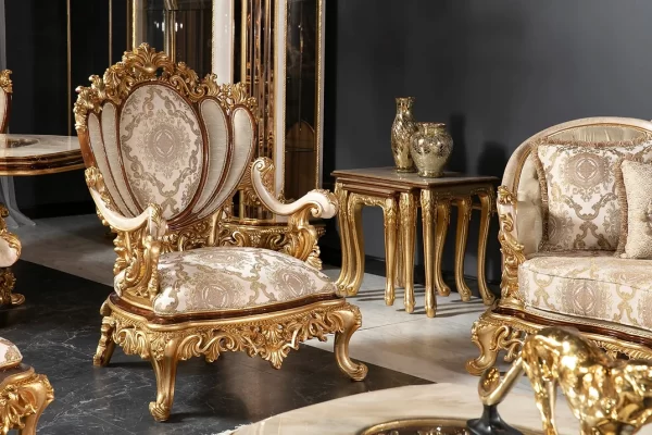 A Navi Mumbai Royal Handcrafted Luxury Sofa Set