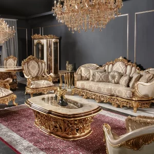 A Navi Mumbai Royal Handcrafted Luxury Sofa Set