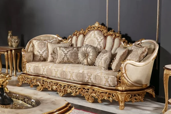 A Navi Mumbai Royal Handcrafted Luxury Sofa Set