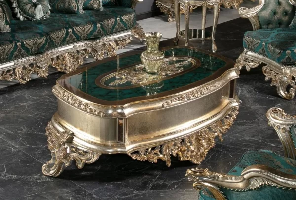 Luxurious Hand-Carved Sofa Set